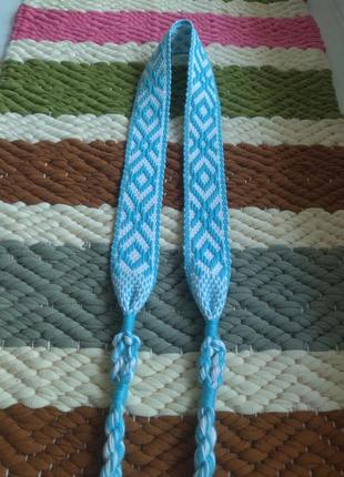 Ткане очілля з слов'янським орнаментом