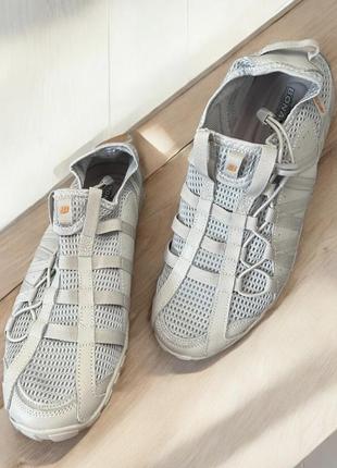 Мужские летние мокасины bona перфорация