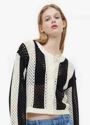 Кардиган сетка h&amp;m 3