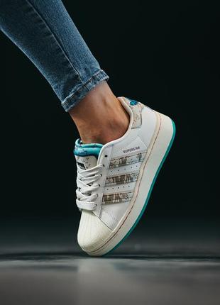 Женские кроссовки adidas superstar x feifei ruan 36-37-38-39-40