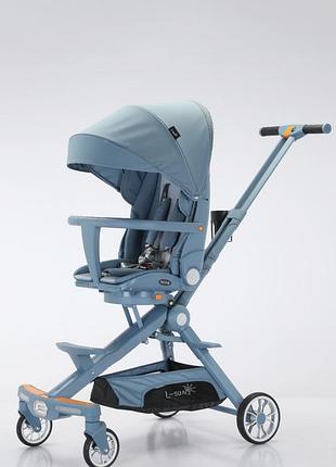 Коляска l sun с поворотным механизмом и подсветкой.