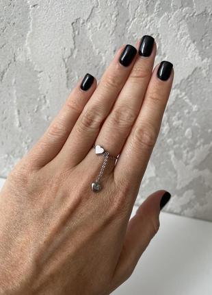 Колечко с цепочкой