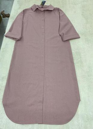 Платье из льна
