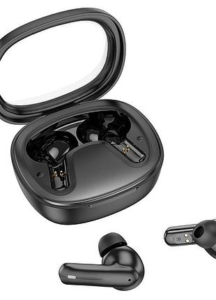 Наушники hoco shadow true wireless bt headset eq6 bt5.3 40/320мач 7ч черный