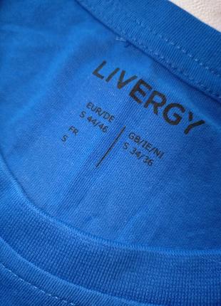 Футболка чоловіча livergy s (44/46) синя. мужская футболка 90325 фото