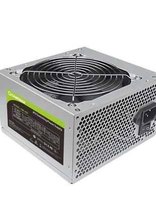 Блок питания atx gamemax gm-450 12в с кабелем серый