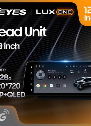Универсальная 2-din магнитола teyes lux one 12,3" 4/32 гб, 1920x720 qled, gps + 4g + carplay