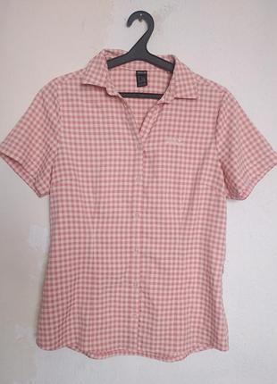 Женская летняя рубашка jack wolfskin, размер м-л