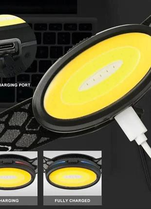 Фонарь налобный аккумуляторный c04-cob