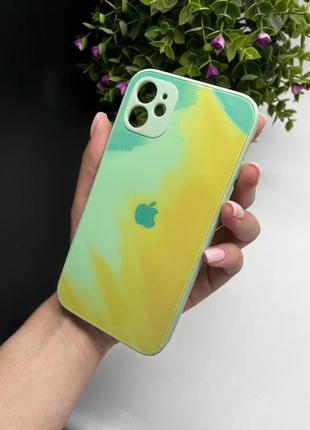 Яскравий чохол на iphone glass case gradient