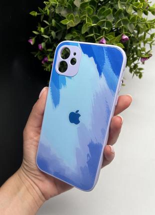 Яскравий чохол на iphone  glass case gradient