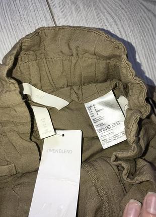 Штани h&m  льон/віскоза8 фото