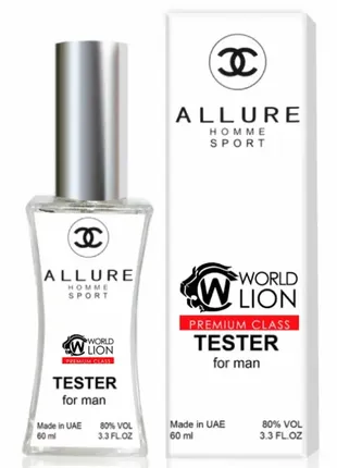 Древесный, пряный в стиле chanel allure homme sport мужской аромат 60 мл (тестер/tester)