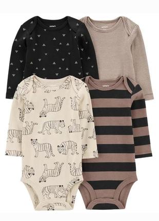 Боди с длинным рукавом carters набор комоэкт 24м