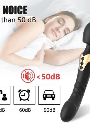 Милий чорний з золотим вібратор, фалоімітатор.