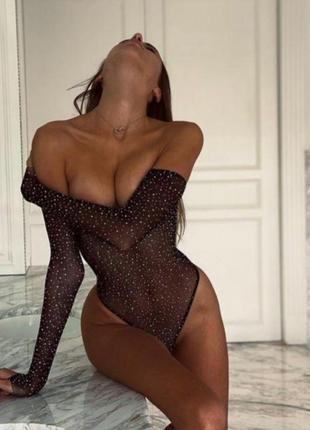 Боди со стразами 2