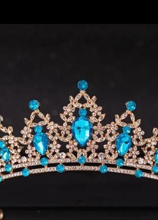 Свадебная корона диадема красивая/корона на праздник /нежная и оригинальная