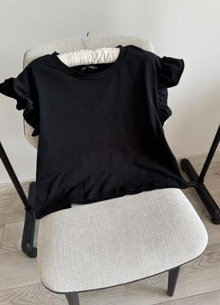 Футболка вкорочена zara