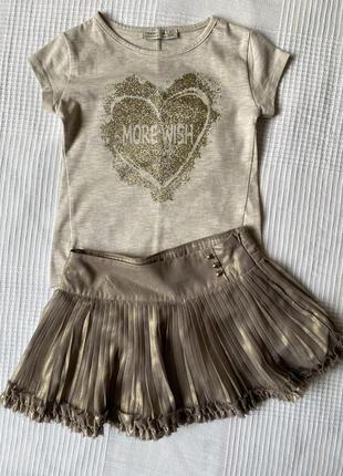 Футболка і спідничка silvian heach / костюм