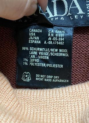 Розпродаж escada vintage 1980’s fox sweater  светр 8