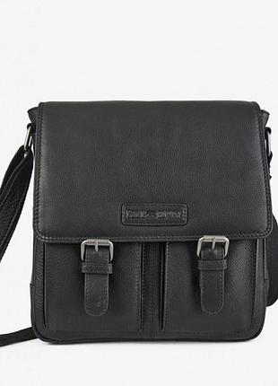 Шкіряна сумка через плече месенджер hill burry hb3076a