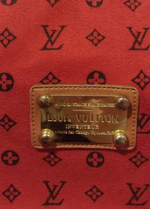 Сумка женская louis vuitton луи вюиттон из натуральной замши и кожи5 фото