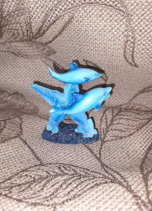 Фосфорная статуэтка дельфины +подарок