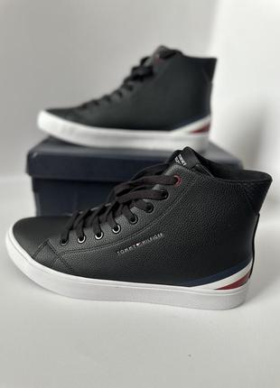 Кеди високі снікерси tommy hilfiger