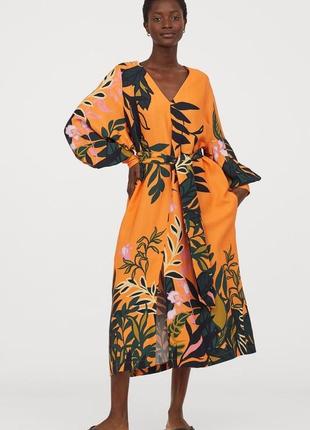 Невероятное долгое платье, платье h&amp;m 100% вискоза