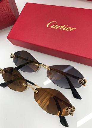 Шикарные женские солнцезащитные очки cartier