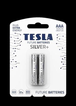 Батарейка tesla silver lr03/ aaa/7887 щелочная (бл/2шт)