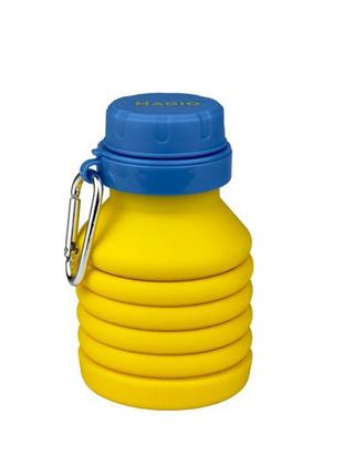 Пляшка для води складана magio mg-1043y 450 мл. колір: жовтий shop