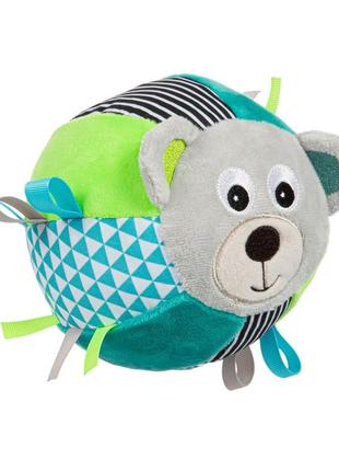 Canpol babies іграшка-м'ячик м'яка з дзвоником bears - сіра