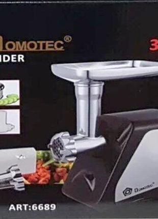 Электромясорубка с соковыжималкой domotec 2500w ms-2024/ 6689 (4 шт/ящ)