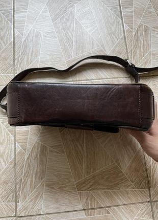 Сумка archive retro vintage italy claudio ferrici leather brown