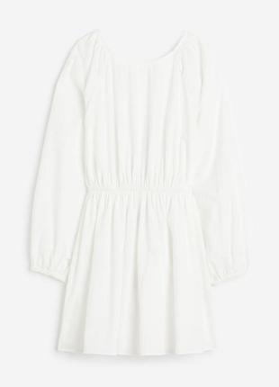 Хлопковое платье с красивой спинкой h&m