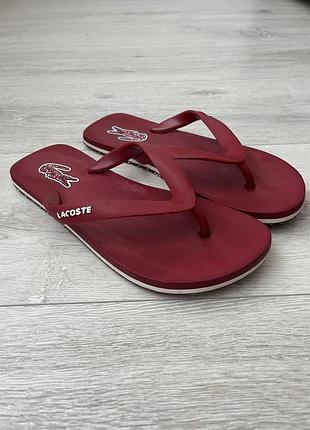 Шлёпанцы lacoste