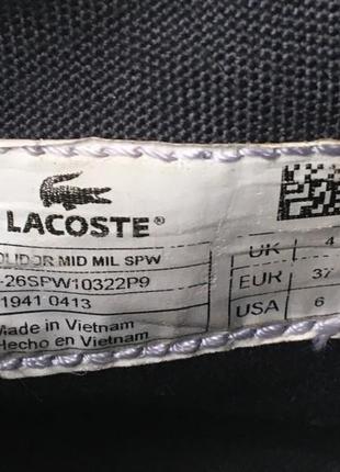 Кеди lacoste8 фото