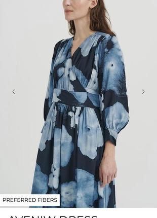 Ефектна довга  сукня на запах in wear