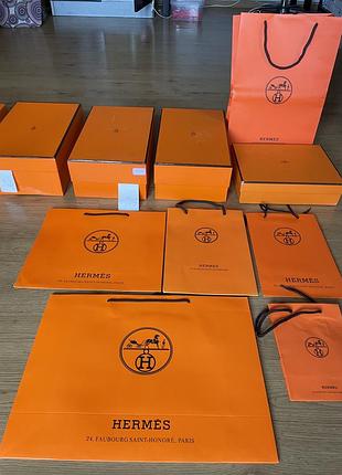 Пакети hermes  коробки гермес