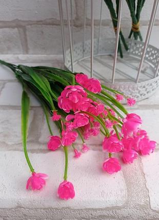 Кувшинка искусственный букет цветов, 5 расцветок h-40см