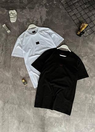 Летняя мужская футболка с коротким рукавом hugo boss