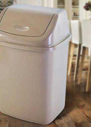 Ведро для мусора алеана с вращающейся крышкой 10л