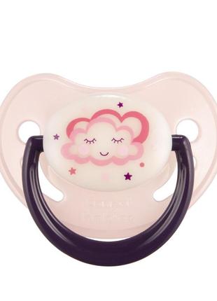 Пустушка canpol babies силіконова ортодонтична 0-6 м-ців night dreams, 22/500