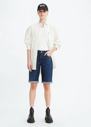 Актуальні класичні жіночі бриджі levi's літні жіночі бриджі сині однотонні жіночі бриджі