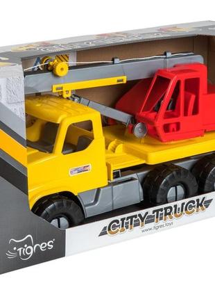 Авто "city truck" кран в коробке
