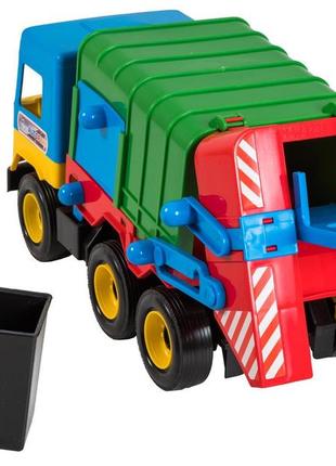 Игрушечная машинка мусоровоз из серии middle truck wader (39224) синий