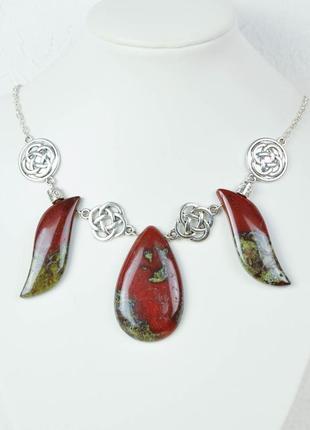 Колье с геліотропом