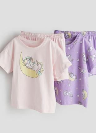 Піжама літня h&m 146-152 10-12р пижама летняя