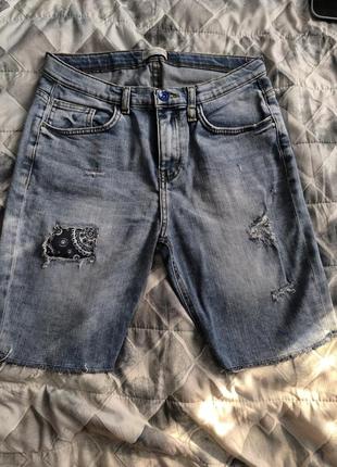 Шорты бриджи на подростка парня от zara